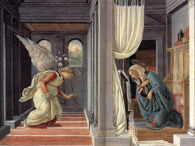 Botticelli. Aprei\u0161kimas (~1485-92)
